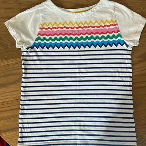 Girls striped Boden T-shirt